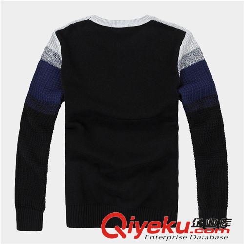 【品牌分類】 卡Bin家男裝漸變粗毛線菠蘿針修身套頭圓領長袖毛衫毛衣針織衫