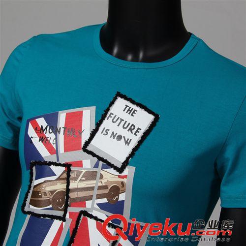 新品上架 批發一件代發  夏季時尚 男式圓領短袖T恤衫百搭韓版休閑tee L40原始圖片3