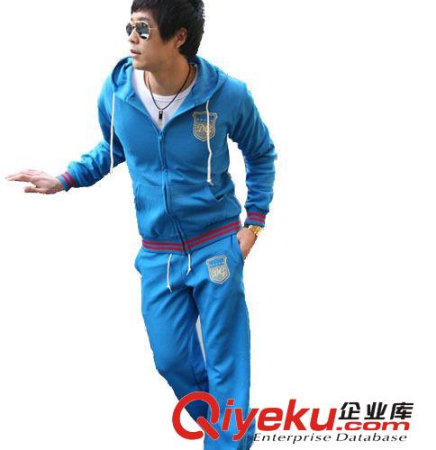 時(shí)尚運(yùn)動(dòng)裝 批發(fā)1件代發(fā)男裝 純色連指手套 插肩個(gè)性時(shí)尚運(yùn)動(dòng)休閑套裝