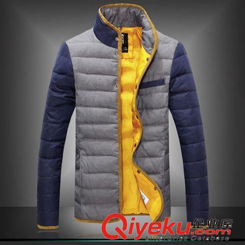 時(shí)尚羽絨服 批發(fā)一件代發(fā)男裝 2014精品男士高品質(zhì)羽絨棉棉服 Jqy849905