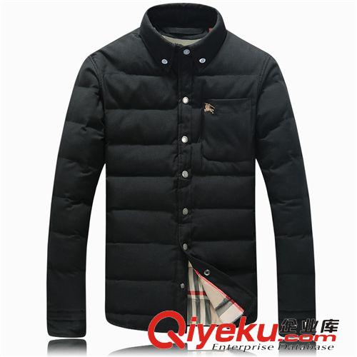 時(shí)尚羽絨服 批發(fā)一件代發(fā)男裝 2014精品男士高品質(zhì)羽絨棉棉服 Jqy849905原始圖片3