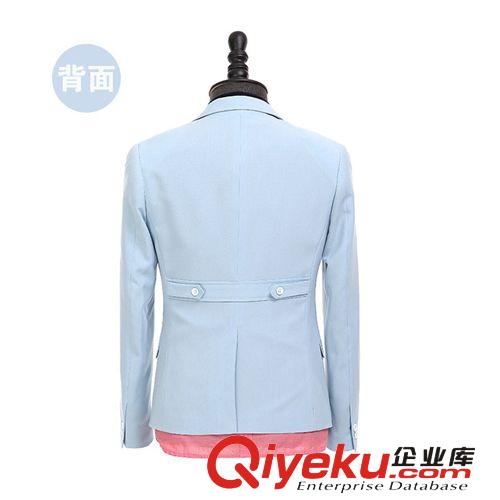 時(shí)尚小西裝 批發(fā)免費(fèi)代理男裝 時(shí)尚休閑西裝外套 韓版修身型便裝小西服4X671原始圖片2