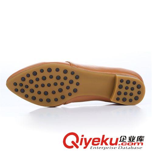 1.1~1.31上架 外貿(mào)單鞋女批發(fā) 圓點(diǎn)馬毛牛皮拼接低跟系帶單鞋 時(shí)尚尖頭豆豆鞋