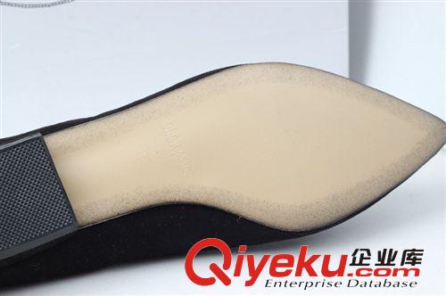 1.1~1.31上架 歐洲站外貿(mào)女鞋新款單鞋 牛皮平底水鉆 舒適時(shí)尚尖頭 套腳女單鞋原始圖片2