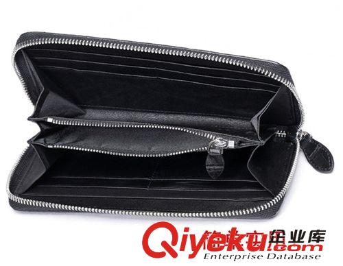鱷魚皮具 zp批發(fā)！鱷魚皮背骨長款拉鏈錢包男士zp錢包鱷魚皮女士手包
