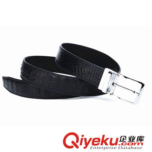 鱷魚皮具 zp特賣！泰國 鱷魚皮皮帶男士 鱷魚皮男士腰帶 zp皮帶 可針扣
