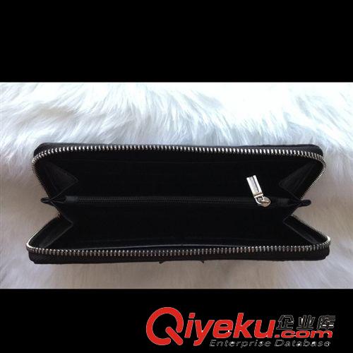 鱷魚皮具 工廠直銷批發！鱷魚皮背骨錢包zp男女士通用長款拉鏈錢包零錢包