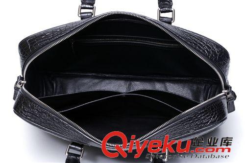 鱷魚皮具 男士手提包進口鱷魚皮 2014新款商務奢華橫款稀有皮男包大公文包