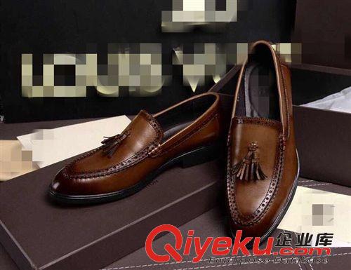 運動鞋 14秋季新款歐美復古男士低幫套腳男鞋zp運動休閑皮鞋 流蘇男鞋原始圖片3