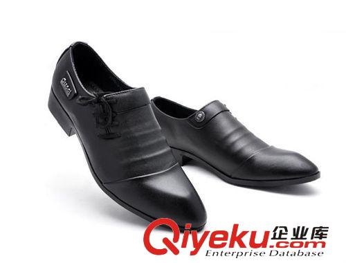 皮鞋 2014夏新款韓版英倫尖頭潮流商務男鞋正裝休閑鞋潮鞋男式皮鞋黃色