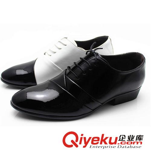 皮鞋 婚紗影樓韓版時(shí)尚發(fā)型師男鞋白色尖頭皮鞋結(jié)婚皮鞋英倫男士休閑鞋