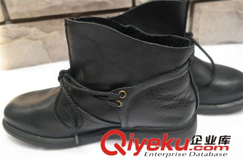10月份女式新款 外貿真皮女靴批發 時尚休閑真皮女靴批發 廣東外貿真皮女靴批發原始圖片3