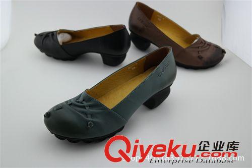 10月份女式新款 外貿(mào)真皮時尚女鞋批發(fā)  時尚前衛(wèi)女跟鞋批發(fā) 廣州真皮女鞋批發(fā)原始圖片3