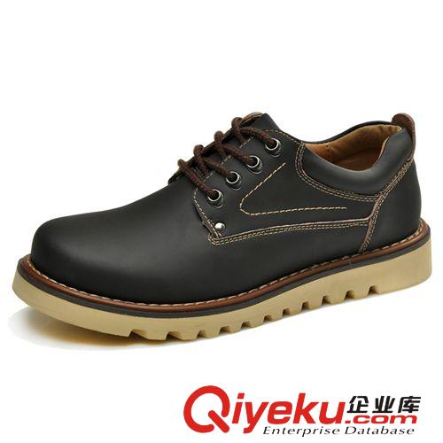 休閑皮鞋 2014新款頭層牛皮休閑鞋男 zp手工男鞋 zp皮鞋 男 單鞋男代發(fā)