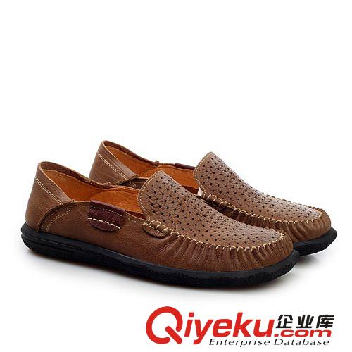 豆豆鞋 休閑鞋豆豆鞋男 一腳蹬皮鞋男 時尚低幫單鞋批發原始圖片2