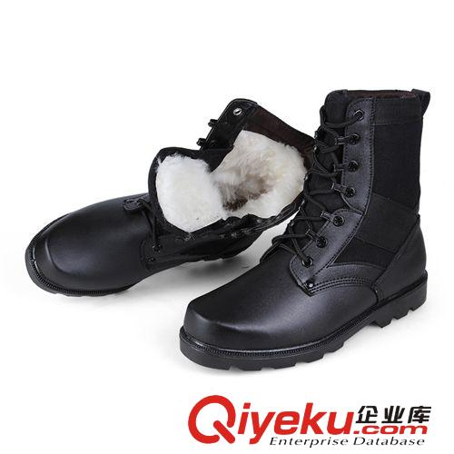 戶外登山鞋 廠家批發(fā)品牌真皮高幫單靴男 頭層牛皮男士馬丁靴軍靴淘工廠活動原始圖片2