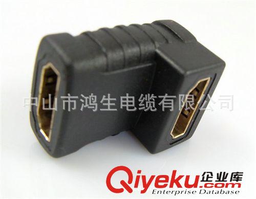 HDMI/DVI 轉(zhuǎn)接頭類 HDMI 母轉(zhuǎn)HDMI 母 90度 轉(zhuǎn)接頭原始圖片3