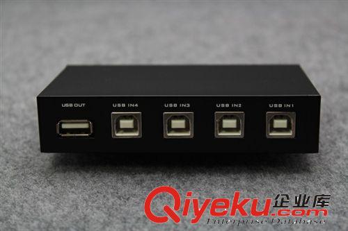 邁拓KVM切換器 邁拓MT-1A4B 4口手動USB2.0打印機共享器 切換器(電腦共享打印機)