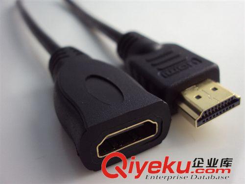 HDMI公對(duì)母連接線 供應(yīng)hdmi系列 高清HDMI F/F 帶耳朵連接線