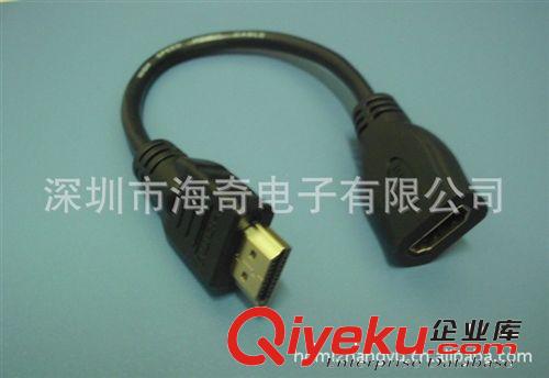 HDMI公對母連接線 供應(yīng)hdmi系列 高清HDMI F/F 帶耳朵連接線