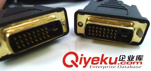 DVI線(xiàn) 廠家定制 DVI24+1 TO DVI24+1 M/M 高清電腦連接線(xiàn)原始圖片3