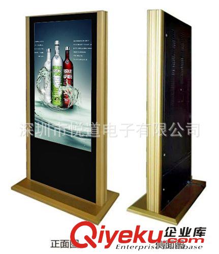 落地式液晶廣告機 專業供應 網絡版立式直角廣告機 深圳樓宇廣告機原始圖片2