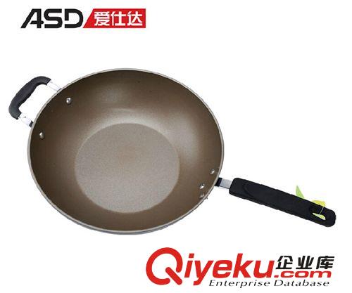 不銹鋼鍋具 愛仕達 32CM金剛旋風不粘無油煙炒鍋 ZL2332E 燃氣電磁爐通用原始圖片2