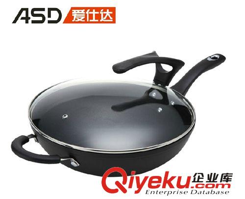 不銹鋼鍋具 ASD/愛仕達(dá)LJ8332火龍眼無油煙不粘鍋炒鍋32cm 無煙炒菜鍋明火用原始圖片2