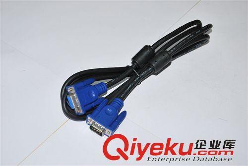 VGA系列 工廠供應vga3+5顯示屏連接線 原裝線 vga15針/15針電腦線