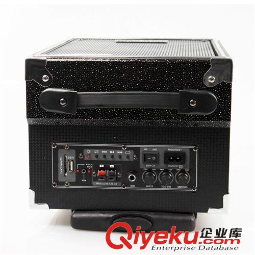 戶外音響 【工廠】特美聲音響 戶外專業(yè) 拉桿 廣場舞大功率8寸音箱批發(fā)原始圖片3