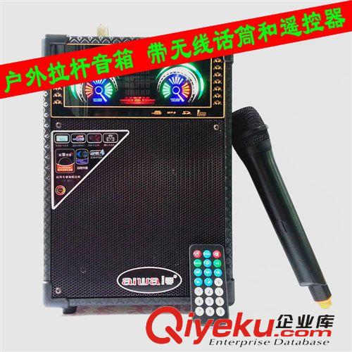 拉桿音箱 便攜式移動拉桿電瓶音箱 大功率戶外音響 無線話筒遙控晨練播放器