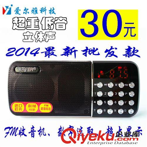 插卡音箱 老人晨練插卡音箱帶收音機(jī) 便攜迷你點(diǎn)歌立體聲音樂數(shù)碼播放器