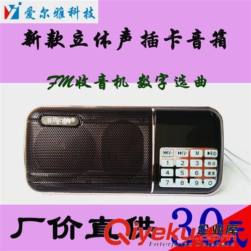 插卡音箱 老人晨練插卡音箱帶收音機(jī) 便攜迷你點(diǎn)歌立體聲音樂數(shù)碼播放器