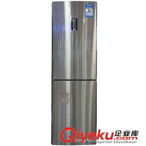 冰箱 帝度(DIQUA) BCD-330WE 雙門冰箱(酷鋼橫紋) 電腦控溫風(fēng)冷無霜