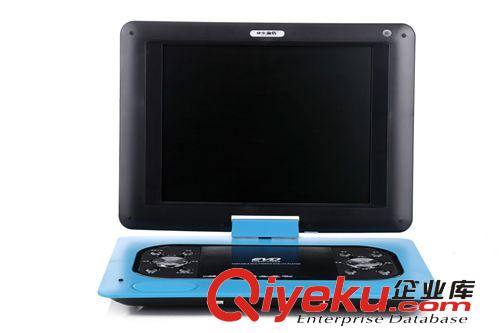 便攜式DVD 14寸 移動電視 EVD 便攜式移動DVD 帶USB播放 廠家批發 1389原始圖片3