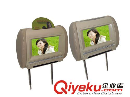 安卓頭枕DVD/顯示器 7寸高清數(shù)字屏車載吸入式頭枕DVD+顯示器內(nèi)置游戲功能/FM/IR/USB