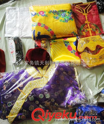 ***壽衣 壽枕 鞋帽*** 壽衣女士仁絲7件全套帶包裝 開店必備 天利殯葬用品廠家低價批發