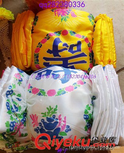 ***壽衣 壽枕 鞋帽*** 廠家直銷油印壽被 鋪金蓋銀  殯葬壽衣批發原始圖片2