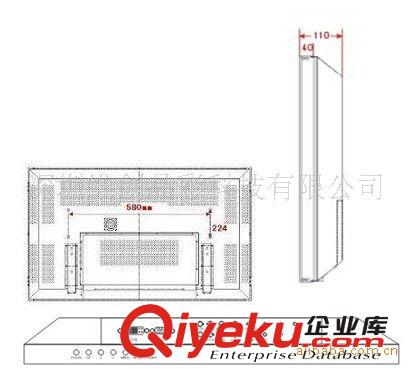 液晶监视器 VC-B470HP   47寸液晶监视器  安防液晶监视器 安防监控 平安安防