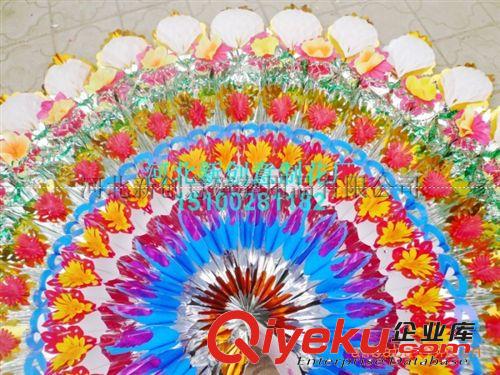 華貴精品亮花圈 【新品熱銷】2米2gd拉花加球雙層亮花圈【小額殯葬花圈紙活批發