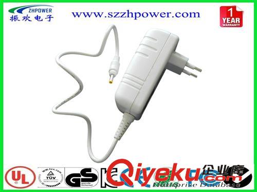 插墻式電源 [廠家直銷]白色外殼12V3A韓規插墻式過KC認證開關電源適配器