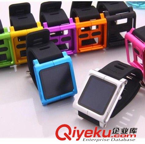 蘋果專區(qū) 現(xiàn)貨 LunaTik蘋果iPod nano6 航空鋁金屬表帶 保護(hù)殼 全包