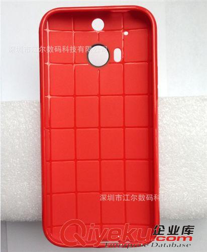 HTC/諾基亞系列 新款 廠家現(xiàn)貨 htc one 2 m8 手機套 官方格紋清水套