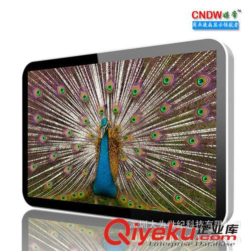 樓宇壁掛廣告機 廠家直銷：CNDW媒帝品牌 55寸3G網絡壁掛廣告機蘋果款分屏廣告機原始圖片2