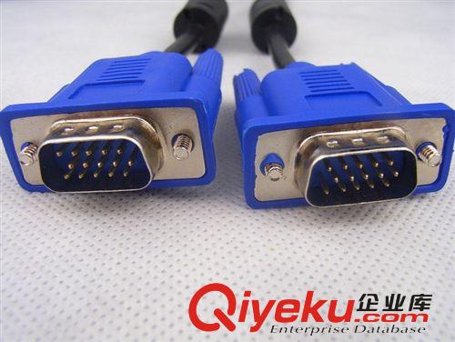 vga線 廠家供應 電腦連接線材 藍頭 VGA 顯示連接線 七折 tj