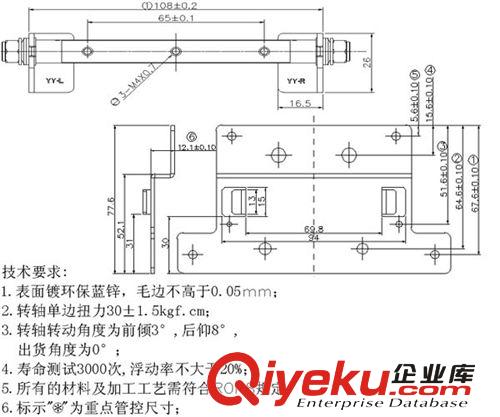 LCD轉(zhuǎn)軸 專(zhuān)業(yè)生產(chǎn)多功能液晶電視TV LCD轉(zhuǎn)軸，SC-TV-003-3原始圖片2