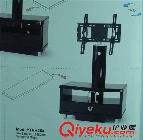 [YLF]电视柜 现代时尚简结家具/液晶/平板电视专用/黑色电视柜TVH26