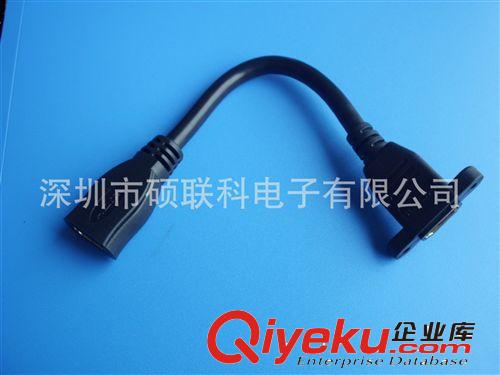 HDMI OTG線系列 廠家低價直銷HDMI轉接線 AF-AF線 母對母帶螺絲 HDMI OTG線原始圖片3