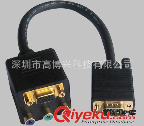 DVI／HDMI／VGA雙胞胎線 深圳廠家直銷(xiāo)供應(yīng)黑色相機(jī)dvi線