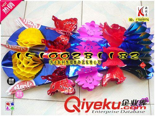 華美熱銷亮花圈 低價花圈批發(fā) 1.8米彩底加球加葉亮紙花圈 花圈廠家制作批發(fā)原始圖片3